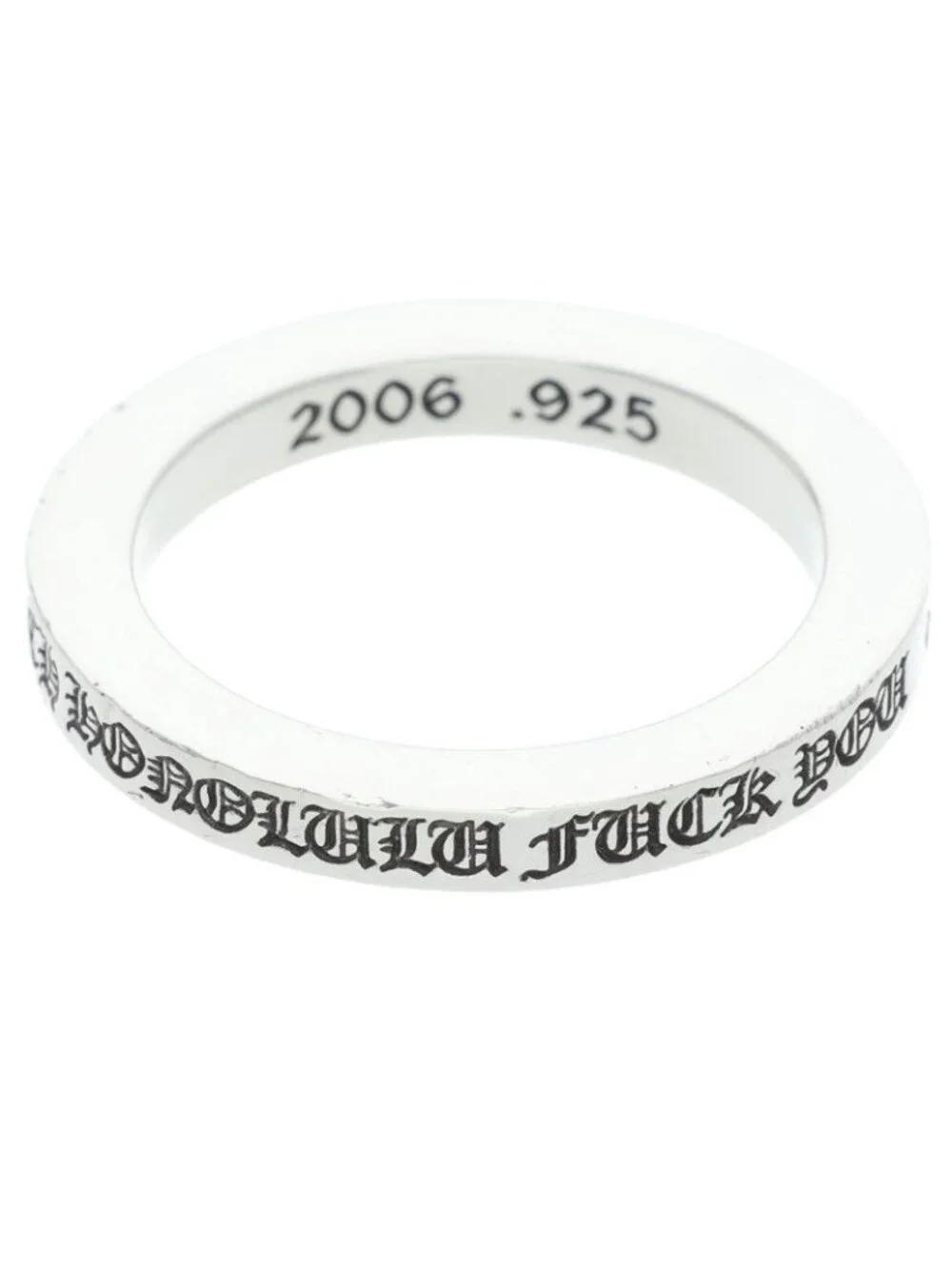 Chrome Hearts Spacer Limited Honolulu Silver Ring